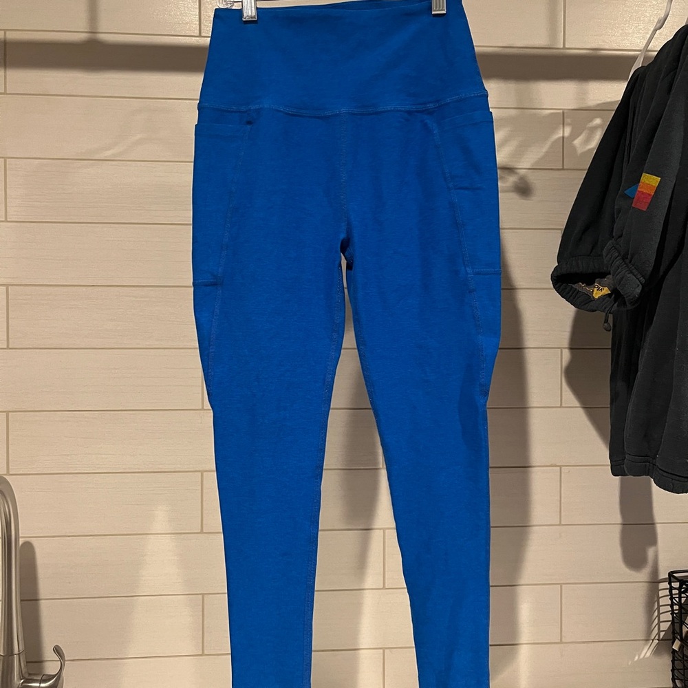 Beyond Yoga Blue High Waisted Leggings